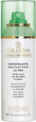 Obrázek produktu pro Collistar Multi-Active Deodorant 24 Hours, Ženy, Antiperspirant, Sprejový deodorant, Sprej, 125 ml, 24 h