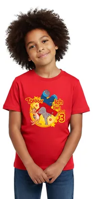 Produktbild von Spreadshirt Benjamin Blümchen Ich Bin Jetzt 3 Kinder T-Shirt, 98/104 (3-4 Jahre), Rot