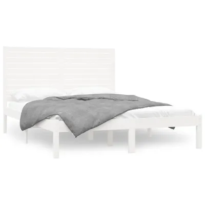 Produktbild von VidaXL 3104604, Weiß, 126 cm, 2,06 m, 100 cm, 1200 x 2000 mm, 1260 x 40 x 1000 mm