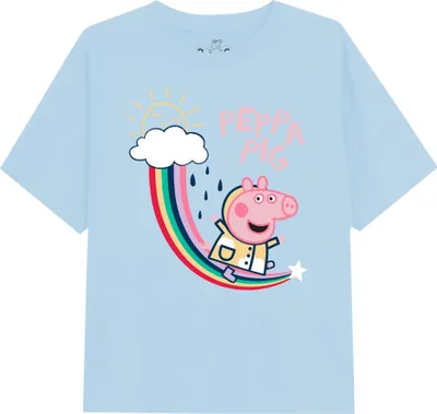 Produktbild von Peppa Pig - T-Shirt für Mädchen TV2506 (116) (Hellblau)