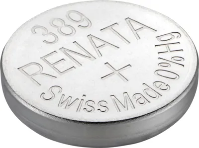 Produktbild von RENATA Knopfzelle 389, 80mAh, Silberoxid