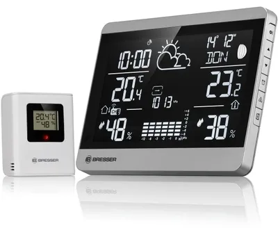 Produktbild von Bresser ClimateTemp NDH NEO Wetterstation Funk mit Außensensor