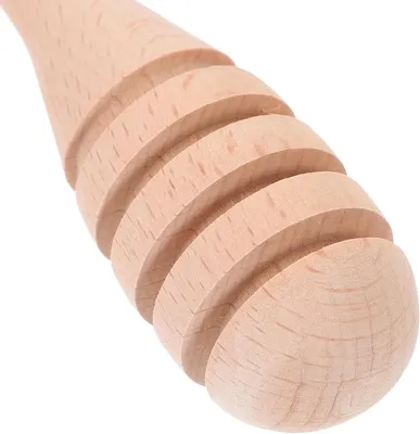 Produktbild von Wiederverwendbare Honiglöffelstäbchen aus Holz mit besonderer Form