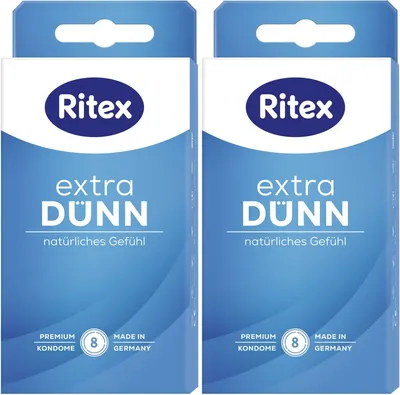 Immagine prodotto di 24 preservativi Ritex, extra sottili, per una sensazione naturale - taglia standard