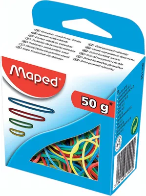 Immagine prodotto di Maped Gummiringe im Karton, 50 g, sortiert