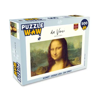 Obrázok produktu pre MuchoWow® Puzzle 500 ks Umenie - Mona Lisa - Da Vinci