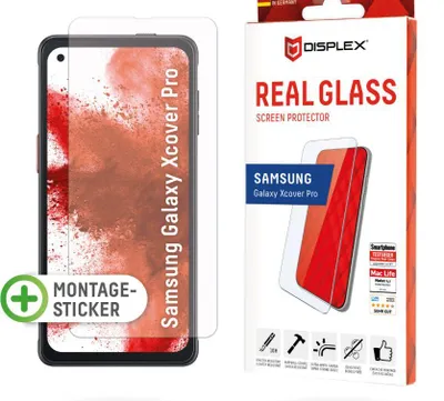 Immagine prodotto di Protezione in vetro temperato DISPLEX per Samsung Xcover 6 Pro/Xcover 7, trasparente