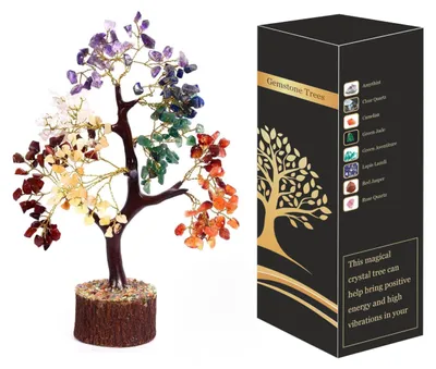 Productafbeelding van 7 Chakra Bonsai Geluksboom voor Decoratie