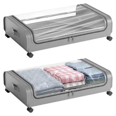 Obrázek produktu pro Úložná krabice pod postel s kolečky