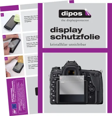 Produktbild von 1x Schutzfolie für Nikon DSLR D780 klar Displayschutzfolie Folie Display Schutz dipos
