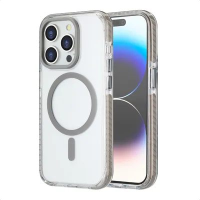 Zdjęcie produktu dla imoshion Combat MagSafe Backcover dla Apple iPhone 14 Pro - Szary