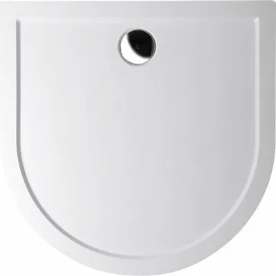 Immagine prodotto di Vassoi Polysan - Vassoio semicircolare ISA 100, 1000x1000 mm, bianco 72888