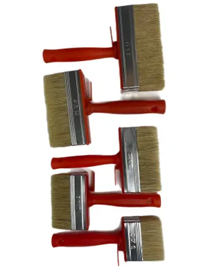 Produktbild von 15 tlg Set Flächenstreicher 7/10/12/14/15 cm je 3 Pinsel Flachpinsel