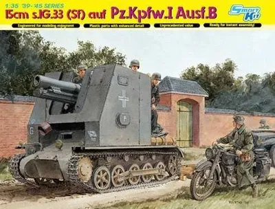 Produktbild von Modellbausatz Militär 6259 – 15 cm s.IG.33 (Sf) AUF Pz.Kpfw.I Ausf.B (SMART KIT) (1:35)