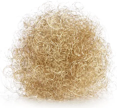 Produktbild von com-four® 20g Premium Engelshaar, feines metallisches Lametta, champagnerfarben