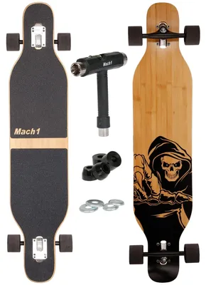 Immagine prodotto di Longboard in bambù e acero con cuscinetti in Vetroceramica