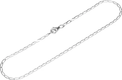 Produktbild von Fusskette 925 Sterling Silber 26cm Panzerkette 2 fach diamantiert Damen Armkette