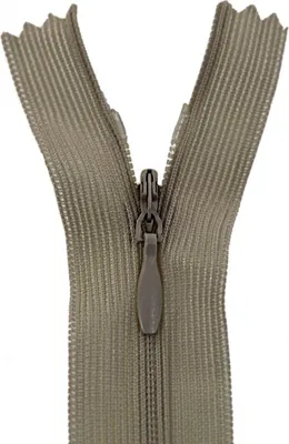 Produktbild von 50 Reißverschlüsse spiral verdeckt, 18cm, unteilbar, unsichtbar, Farbe:295 covert grey