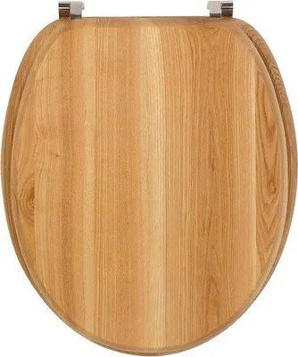 Obrázok produktu pre Drevené WC sedadlo v tvare písmena U – ergonomický dizajn – prírodný vzhľad – drevený vzhľad
