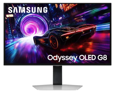 Image de Samsung G81SF computer monitor 68.6 cm (27") 3840 x 2160 pixels 4K Ultra HD OLED Silver
