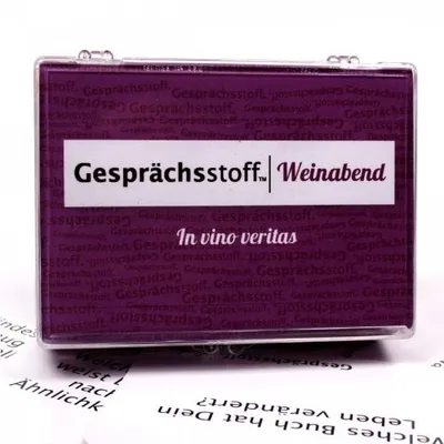 Produktbild von ISBN Gesprächsstoff Weinabend, Religion, Deutsch, Andere Formate