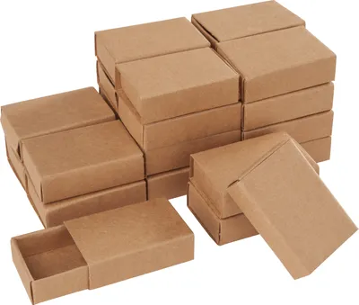 Produktbild von VBS Streichholzschachteln Kraftpapier 5 cm 24 Stück Bastelbedarf 3.6x5.4x1.5 cm