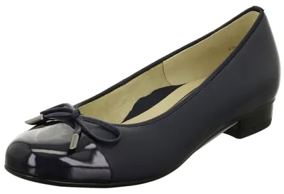 Imagen del producto de Ara Bari Nappa, bailarinas suaves de color azul para mujer, talla 7.5