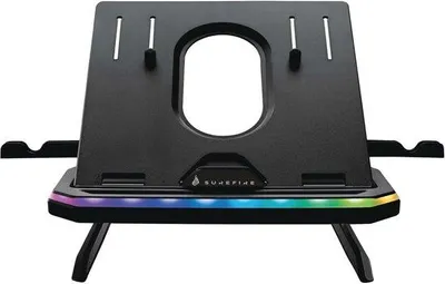 Produktbild von Verstellbarer Laptopständer mit RGB-Beleuchtung und Belüftung für 10-17,3 Zoll Notebooks