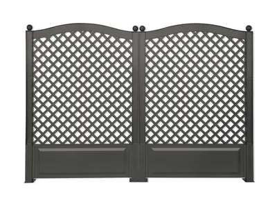 Produktbild von KHW Spalier 100 cm mit Erdspießen als 2er Set; Farbe: Anthrazit