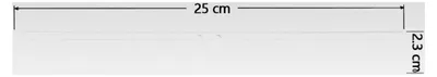 Produktbild von 2 Stück Gummilippe 25 cm Silikon Abziehlippe für Duschabzieher