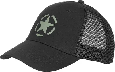 Produktbild von MFH Trucker Cap, größenverstellbar, schwarz