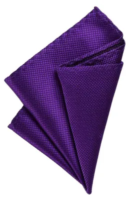 Produktbild von DonDon Herren Einstecktuch 21 x 21 cm für feierliche Anlässe lila