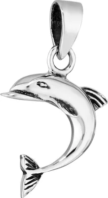 Produktbild von Original 925 Sterling Silber Ketten Anhänger Delphin 7342