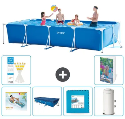 Productafbeelding van Rechthoekig zwembad - 450x220x84 cm - 5-delig - Model S137