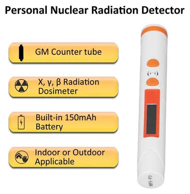 Strahlungsdetektor Geigerzähler, Beta Gamma X-Ray Monitor, tragbar