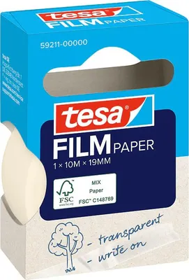 Immagine prodotto di TESA tesafilm PAPER 10 m Carta Trasparente 1 pz