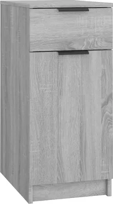 Obrázek produktu pro vidaXL Desk Cabinet Grey Sonoma 33,5x50x75 cm výrobek ze dřeva