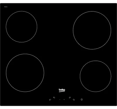 Produktbild von Beko HIC 64400 E, Schwarz, Integriert, 60 cm, Keramik, Keramik, 4 Zone(n)