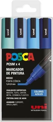 Immagine prodotto di Set di marcatori POSCA PC-5M Blu