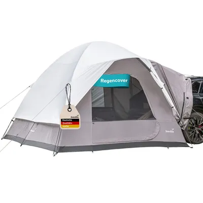 Produktbild von Skandika Heckzelt Pitea SUV Protect | 4 Personen, recyceltes Zeltmaterial, freistehend, eingenähter Zeltboden, 2,2 m Stehhöhe, Fenster