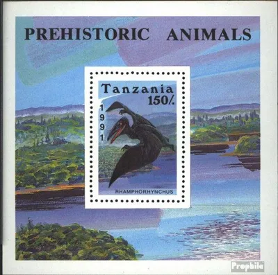 Produktbild von Briefmarken Tansania 1991 Mi Block146 (kompl.Ausg.) postfrisch Prähistorische Tiere