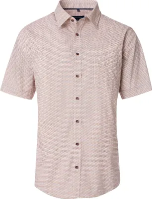Produktbild von Casa Moda - Casual Fit - Herren Freizeithemd Kurzarm (954421200), Größe:5XL, Farbe:Orange (450)