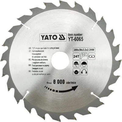 Produktbild von Drevené koleso 205 x 18 mm 24z YT-6066