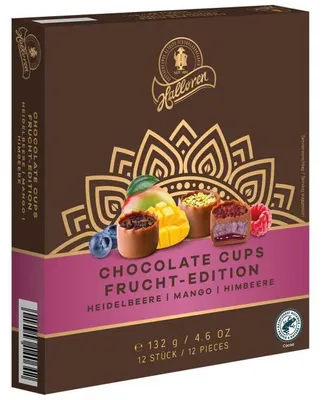 Produktbild von Halloren Chocolate Cups Frucht-Edition 132g