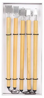 Immagine prodotto di Set di penne calligrafiche in bambù naturale, 5 pezzi, penne a immersione, set per la calligrafia, per artisti