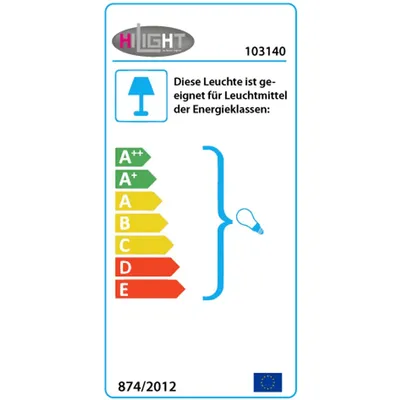 Produktbild von HILIGHT Wandleuchte Edelstahl/Glas