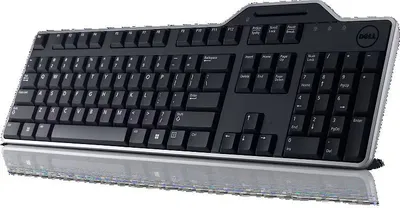 Obrázok produktu pre Dell Klávesnica : Česká/Slovenská (Qwertz) Klávesnica KB813 s čítačkou čipových kariet