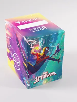 Obrázek produktu pro Gamegenic MTG Soft Crate 80 – Spider-Man & Spider-Gwen Edition