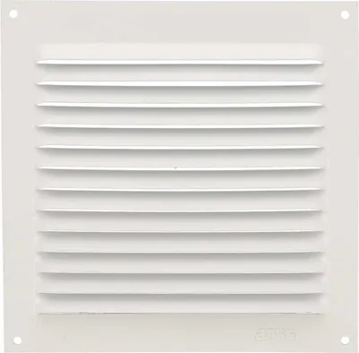 Produktbild von Aluminium Lüftungsgitter Abluftgitter Lüftungsblech Abdeckung Weiß oder Silber Abluftgitter Weiß 150x150