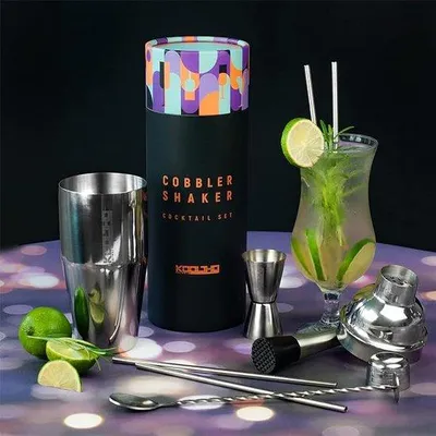 Immagine prodotto di Set shaker da cocktail in acciaio inossidabile